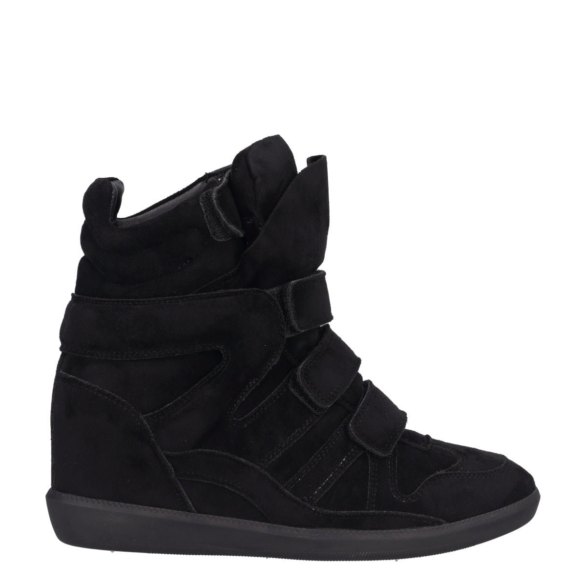 Sneakers Donna Nere con Zeppa