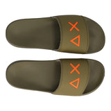 SLIPPERS LOGO Ciabatte Uomo Verdi