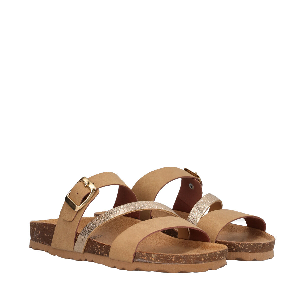 Ciabatte Donna Beige e Platino