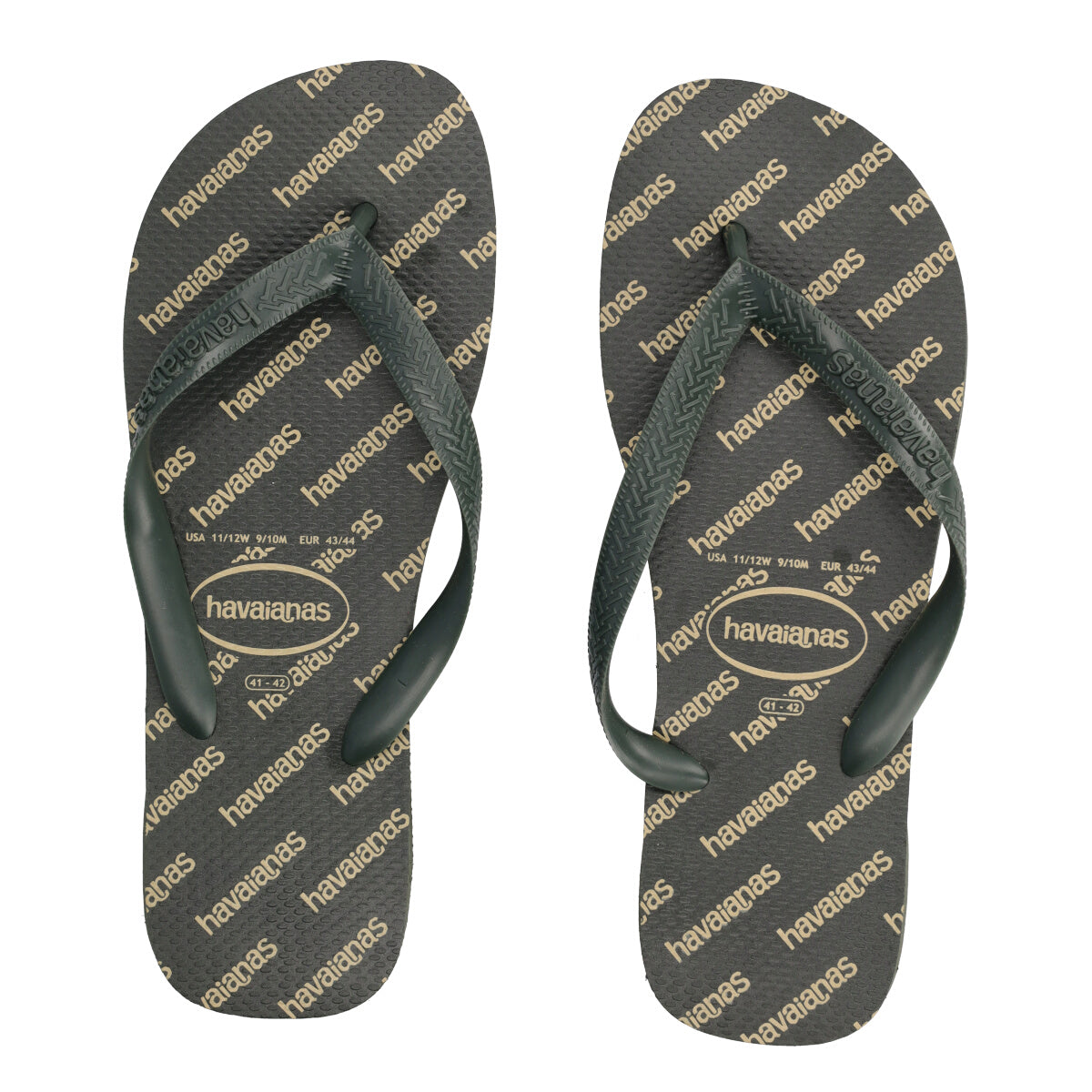 TOP LOGOMANIA Infradito Uomo Verde