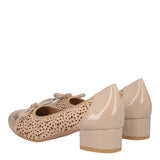 Ballerina con Tacco Donna Beige