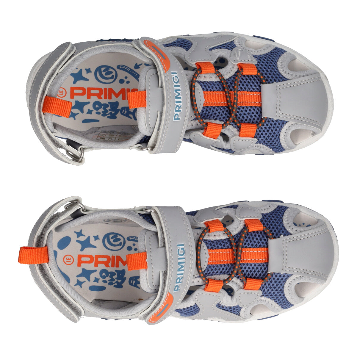 BREEZY BEACH SA Sandali Bambini Grigi