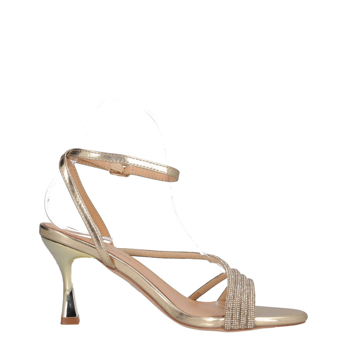 Sandali con tacco Donna Oro