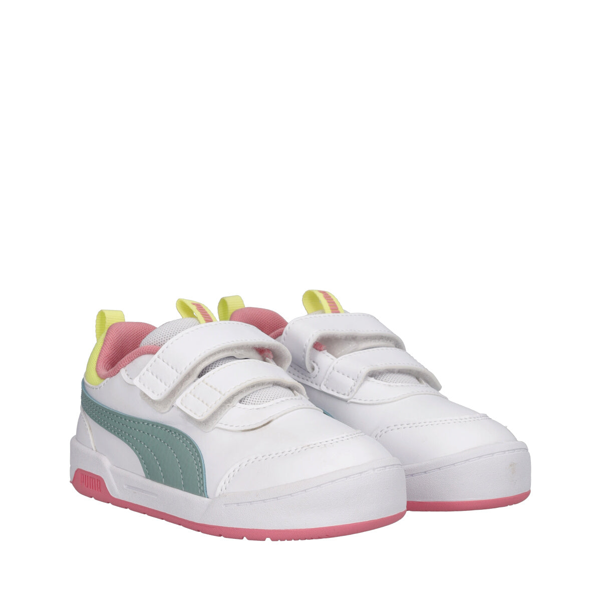 MULTIFLEX 2 COLOR V INF Sneakers Bambina Bianche, Rosa, Verdi e Gialle