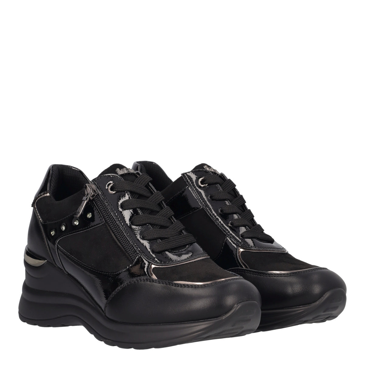 Stringate Donna Nere