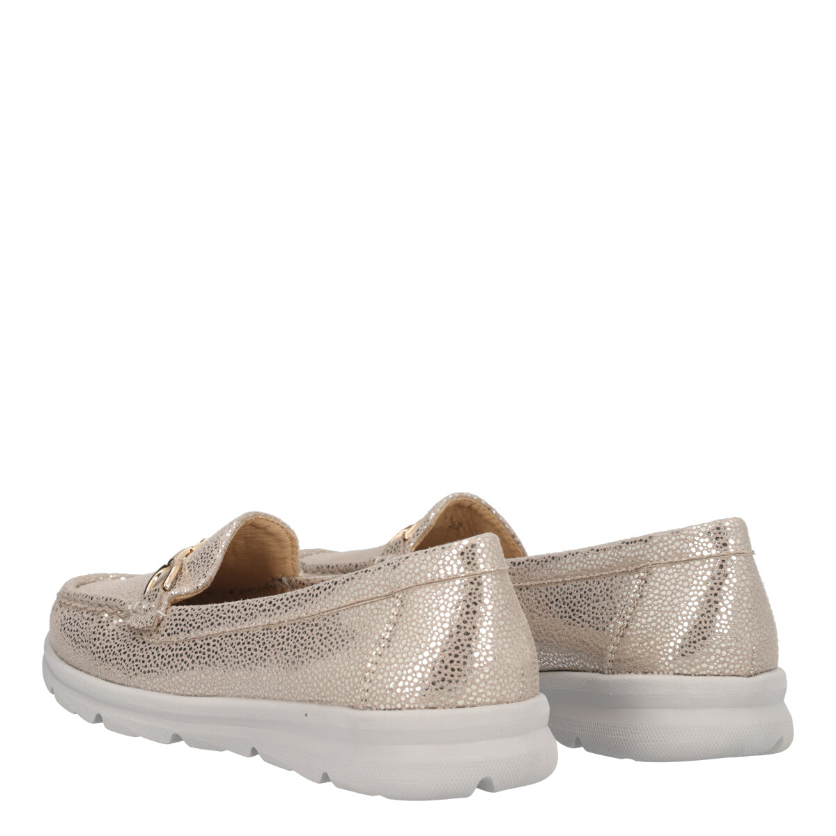 Mocassini Donna Platino