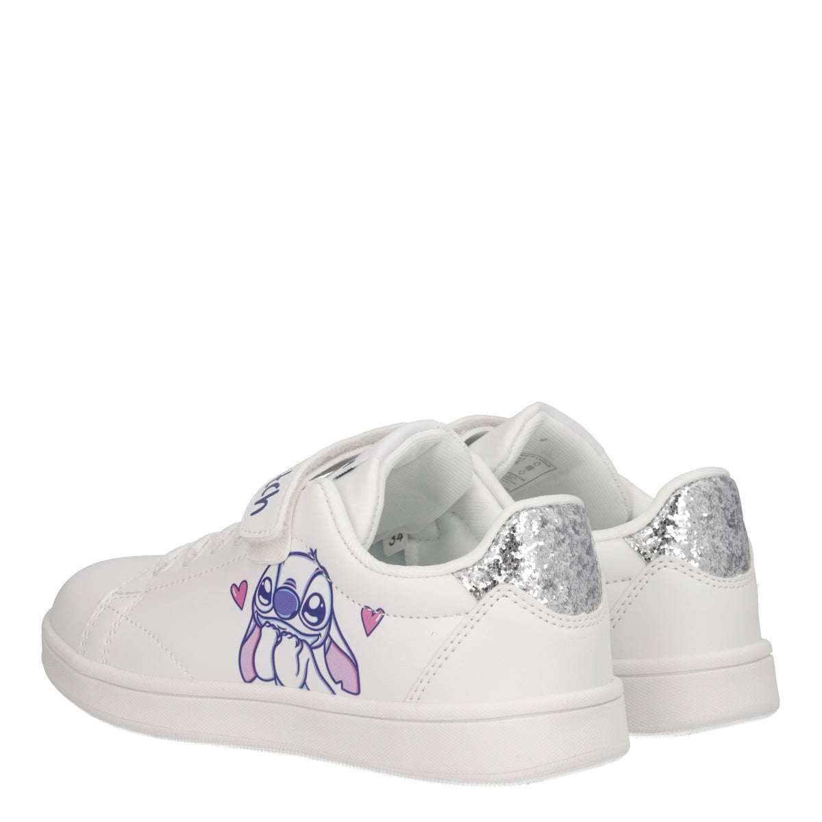Sneakers Ragazze Bianche Stitch