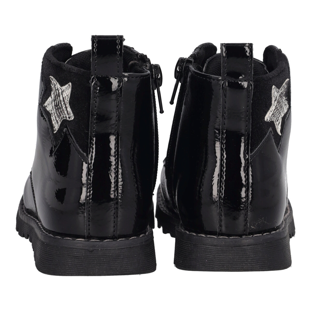 FLEMMA Stivaletti Bambina Neri in Vernice