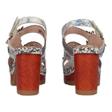 Sandali con Tacco Donna Multicolor