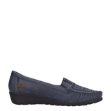 Mocassini comfort Donna Blu