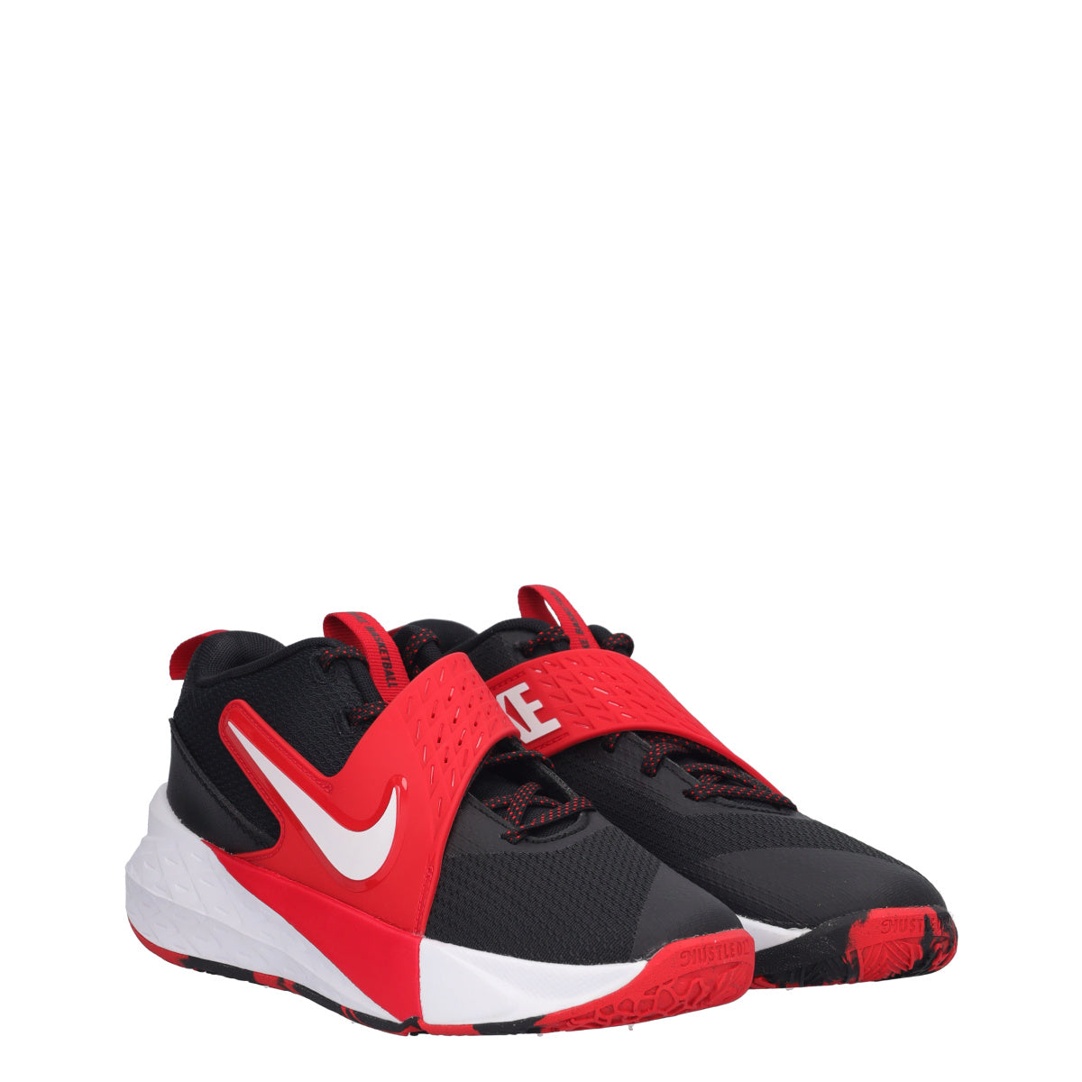 TEAM HUSTLE D 12 GS Running Junior Nere e Rosse