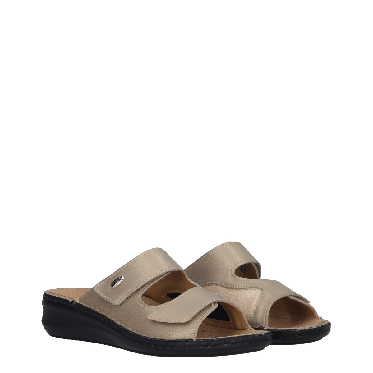 DAMI Ciabatte Comfort Donna Platino