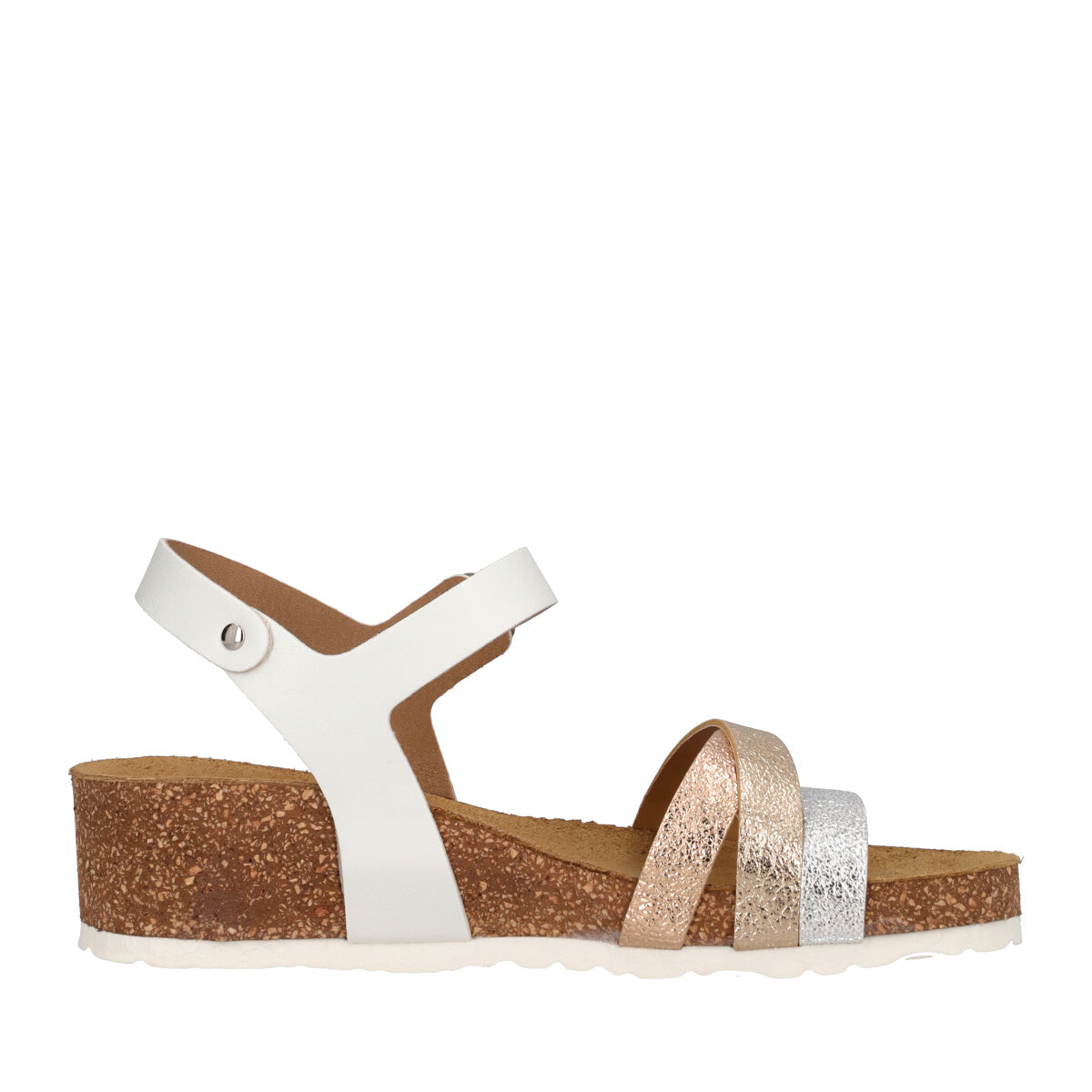Sandali Donna Bianche, Argento e Platino