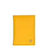 Porta carte Uomo Giallo in Pelle