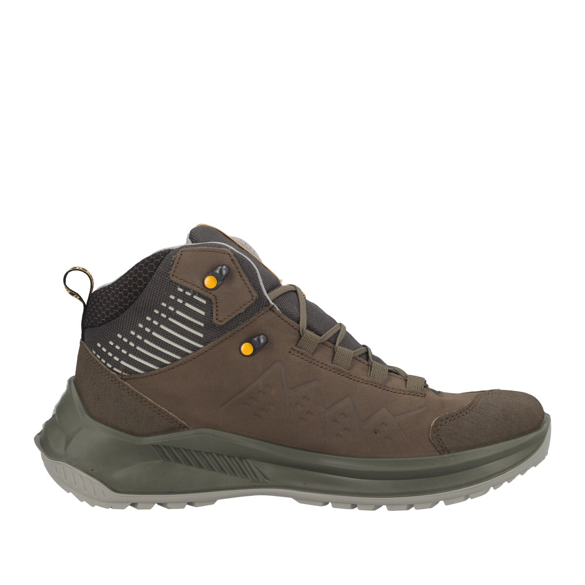 Trekking Uomo Marroni e Verdi in Pelle