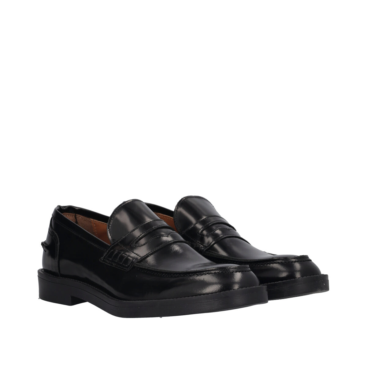 Mocassini Uomo Neri in Pelle