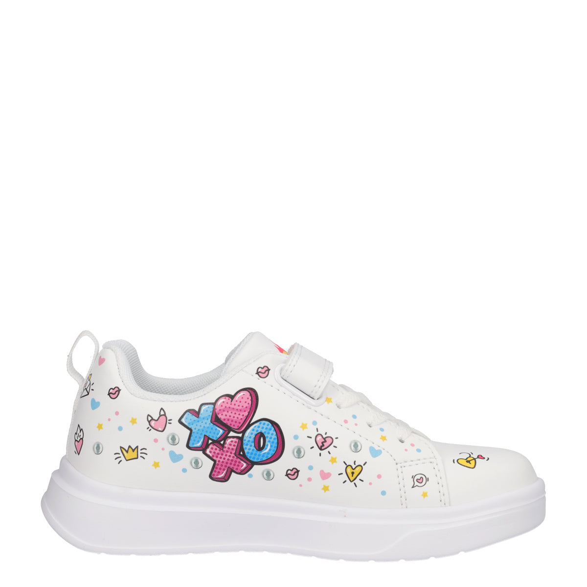 B&G GLAM Sneakers Bambina Bianche