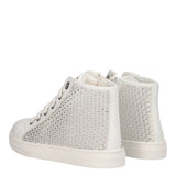 Sneakers Alte Bambina Bianche