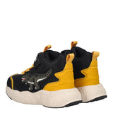 T-REX MID Sneakers Alte Bambino Nere e Gialle