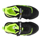 T-REX Sneakers Bambino Nere e Giallo Fluo con Luci