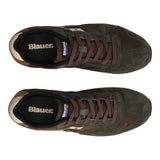 F6 QUEENS 01 WAX Sneakers Uomo Verdi e Marroni