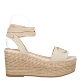 BALI 02 Espadrillas con Zeppa Beige