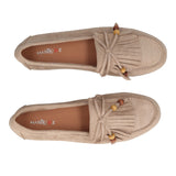 Mocassini Donna Beige