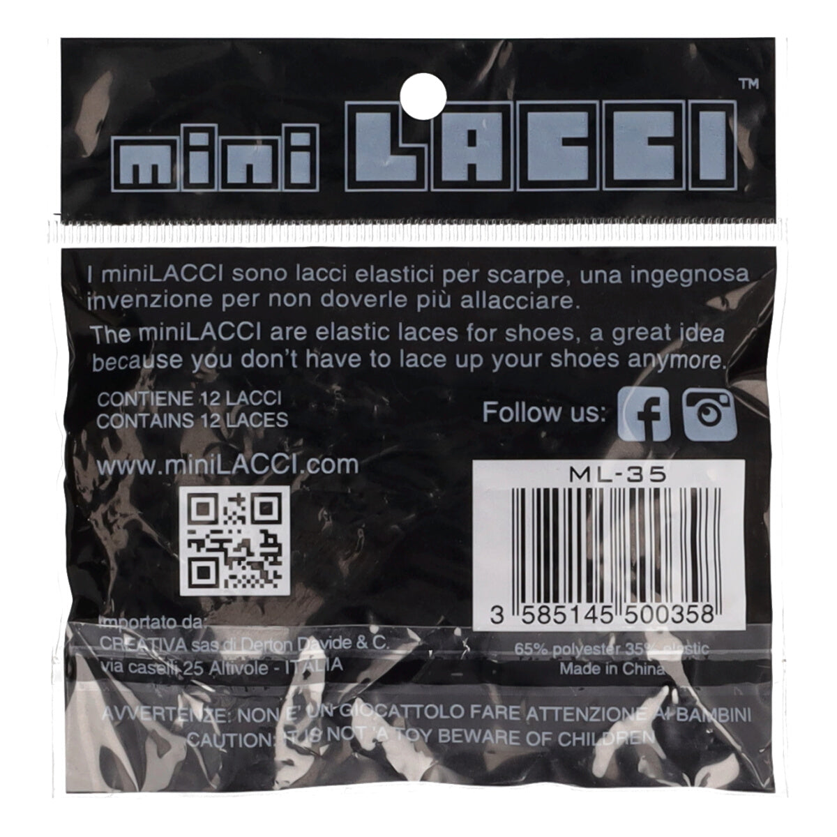 Mini Lacci Rosa Glitter