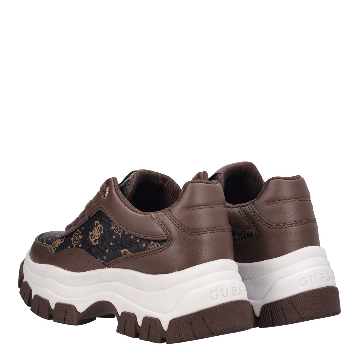 BERRETT2 Sneakers Donna Marroni e Bianche