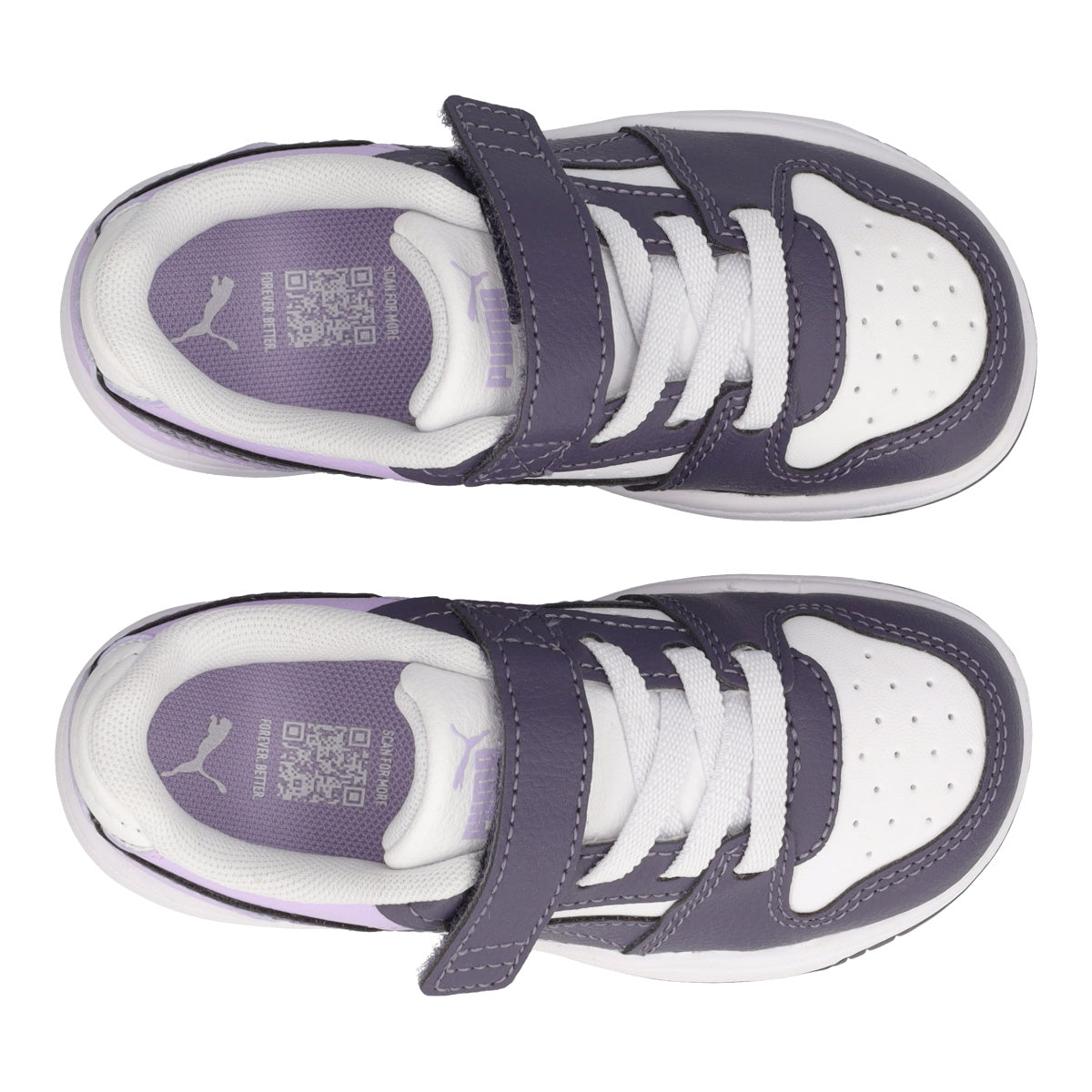 REBOUND SLAM LO AC INF Sneakers Bambina Viola e Bianche