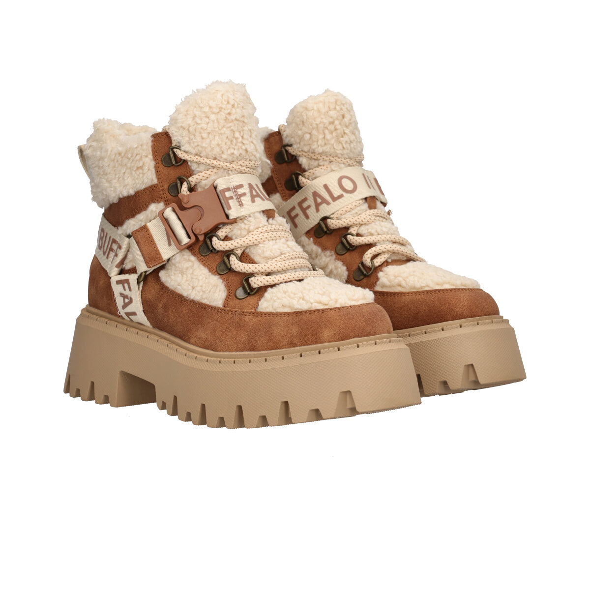 ASPEN Polacco Donna Beige e Cognac