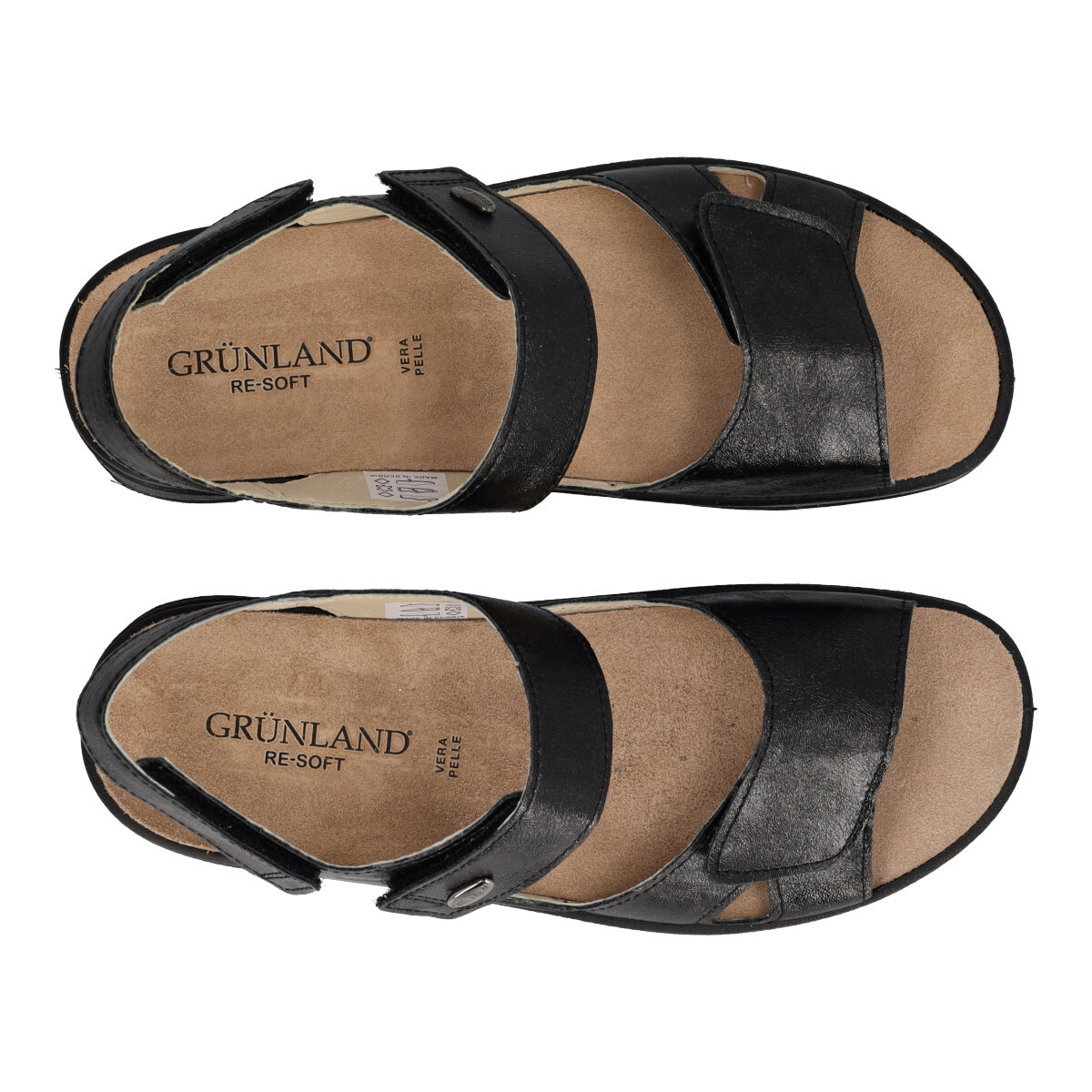 DIDA Sandali Donna Neri Comfort