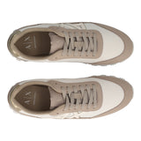 AF19388 Sneakers Donna Bianche e Sabbia