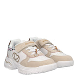 Sneakers Bambina Bianche e Beige