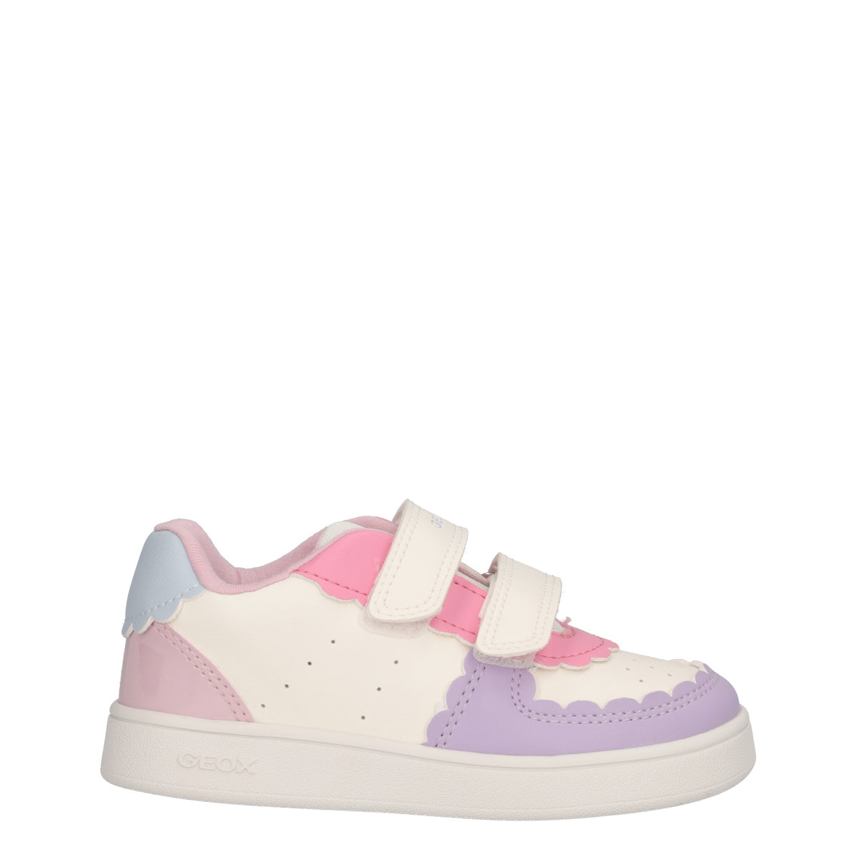 ECLYPER Sneakers Bambina Bianche, Rosa e Lilla