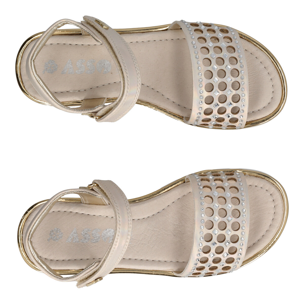 Sandali Bambine Rosa Cipria