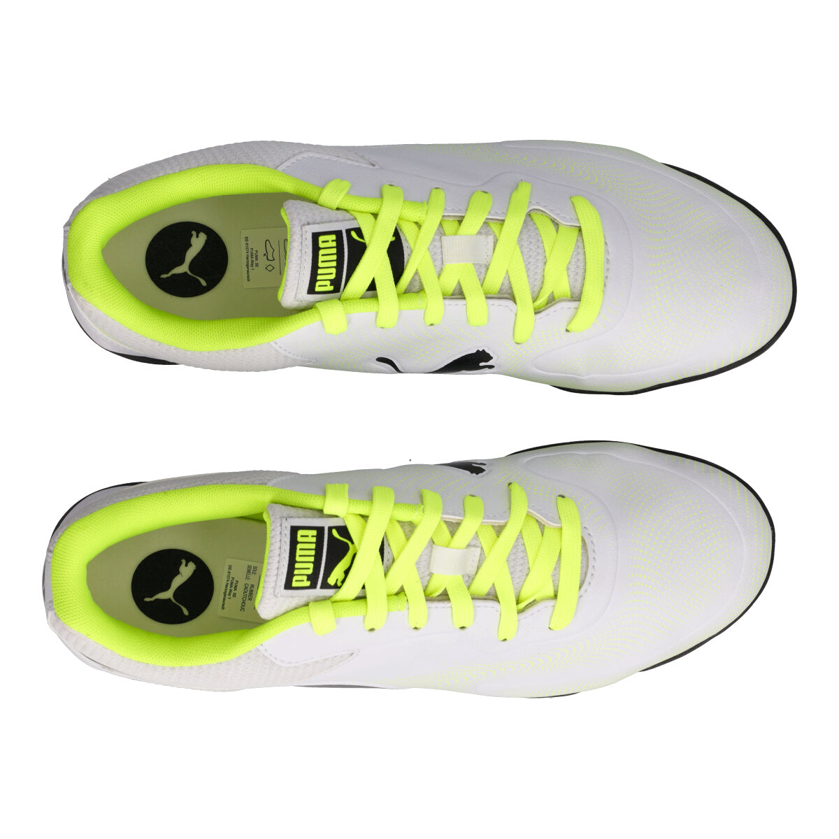 TRUCO III TT Scarpe da Calcio Indoor Uomo Bianche e Gialle Fluo