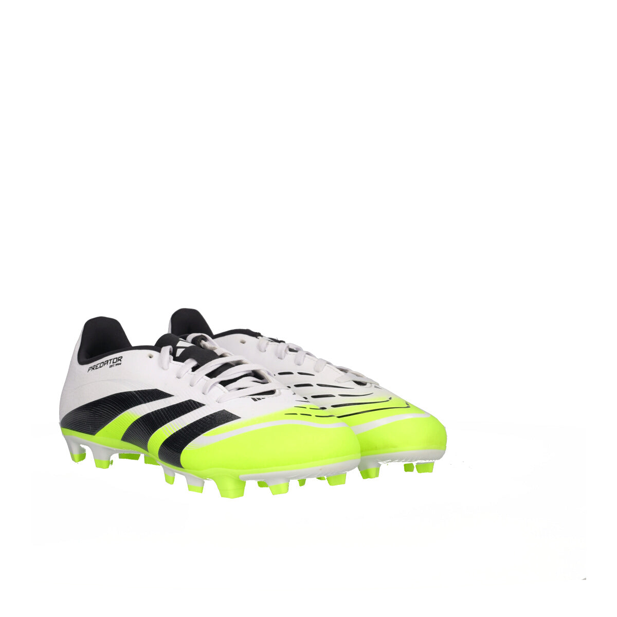 PREDATOR CLUB FG MG Scarpe da Calcio Uomo Bianche e Giallo Fluo