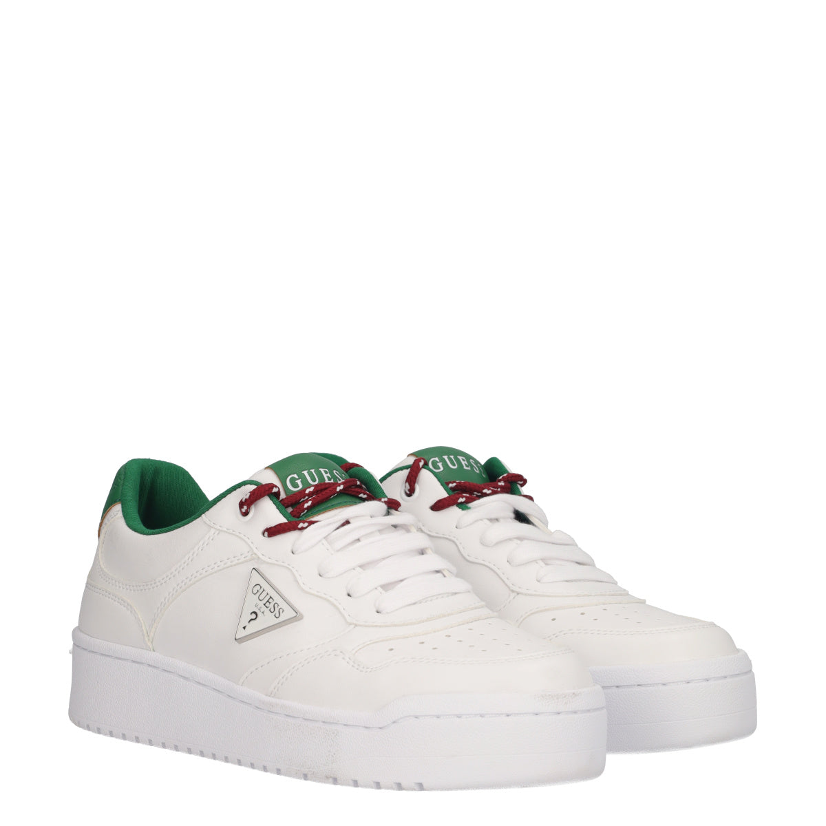 MIRAM12 Sneakers Donna Bianche e Verdi