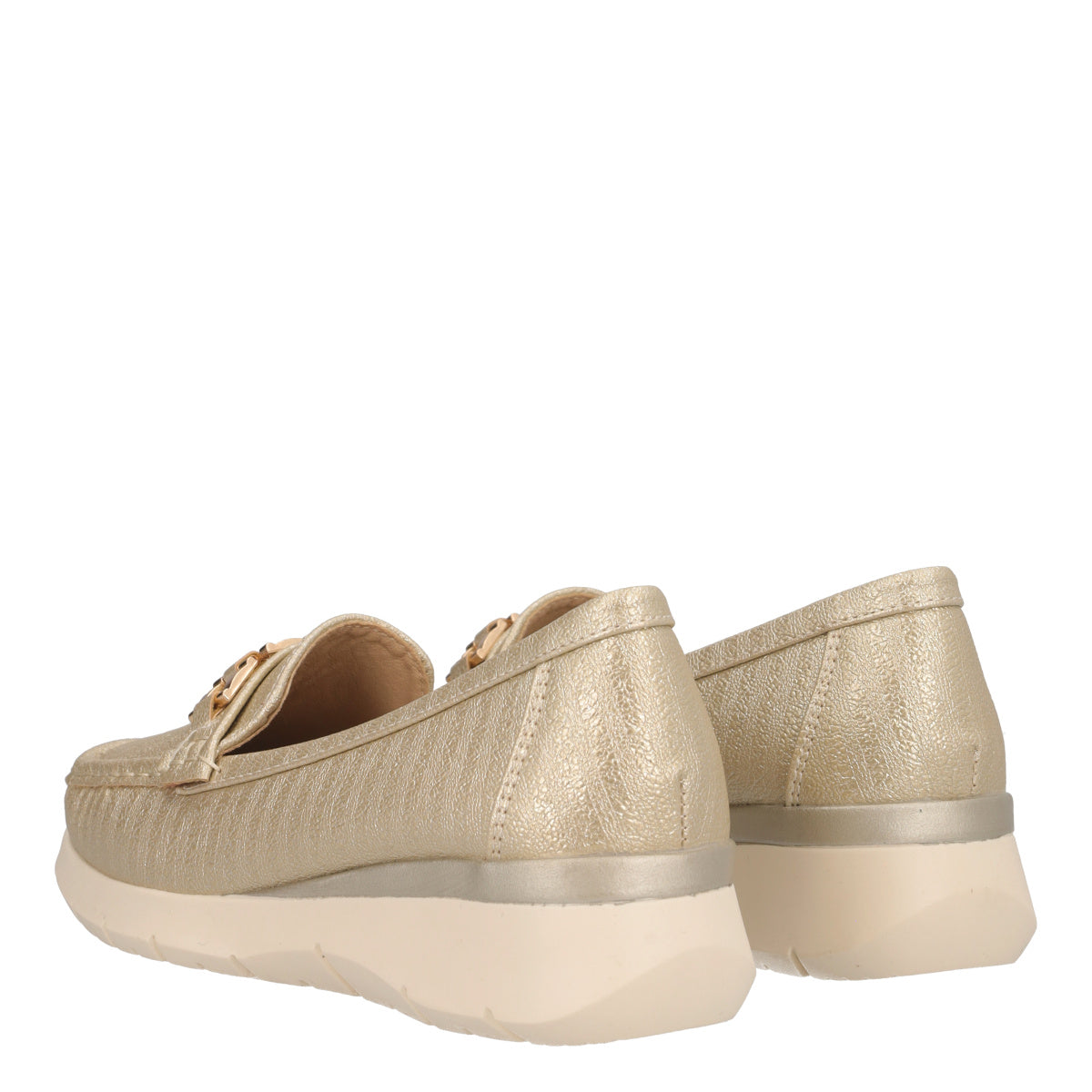 Mocassino Donna Oro