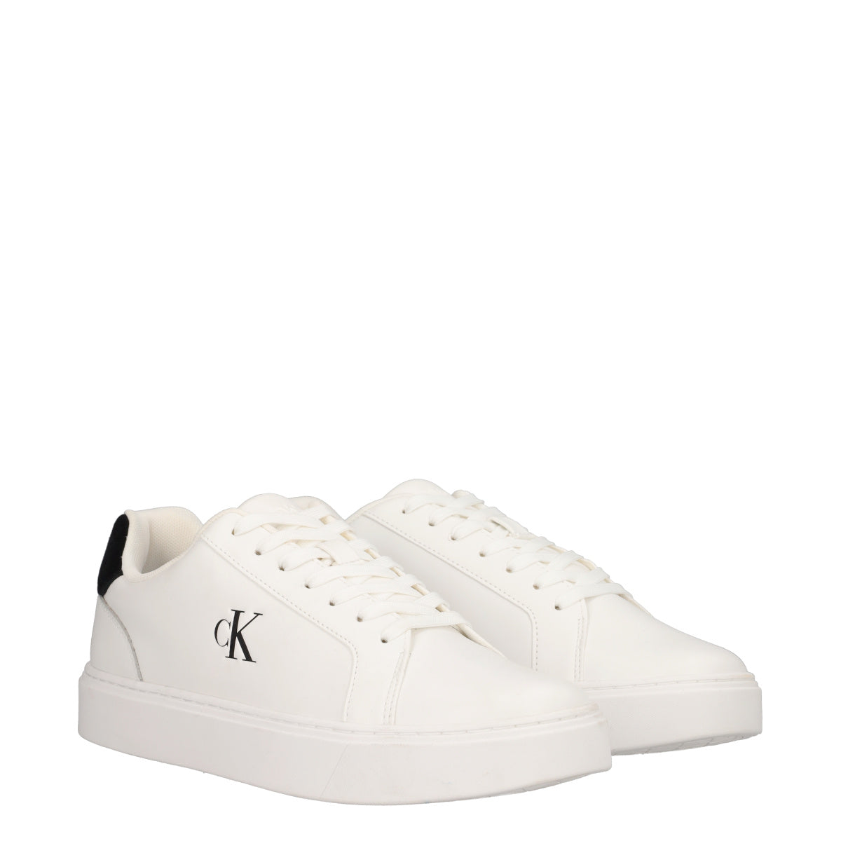 CLASSIC CUPSOLE LACEUP LTH Sneakers Uomo Bianche