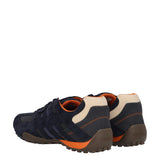 SNAKE Sneaker uomo in camoscio blu