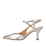 Sandali con Tacco 8 cm Donna Argento