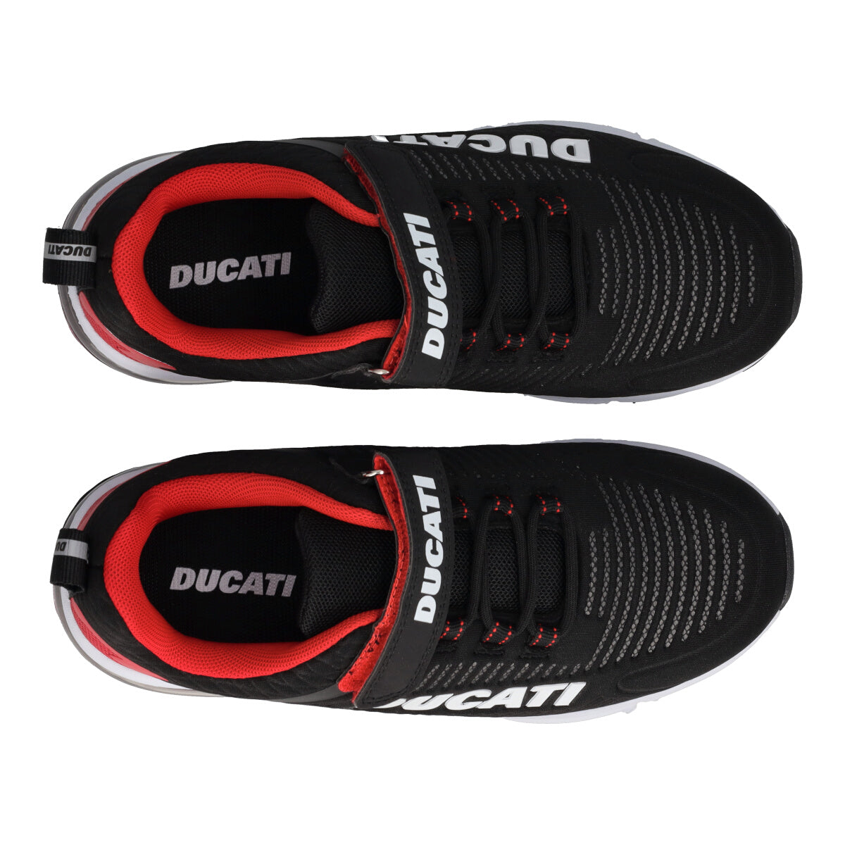 NIMBLE Sneakers Junior Nere e Rosse