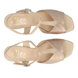 Sandali con Tacco Donna in Pelle