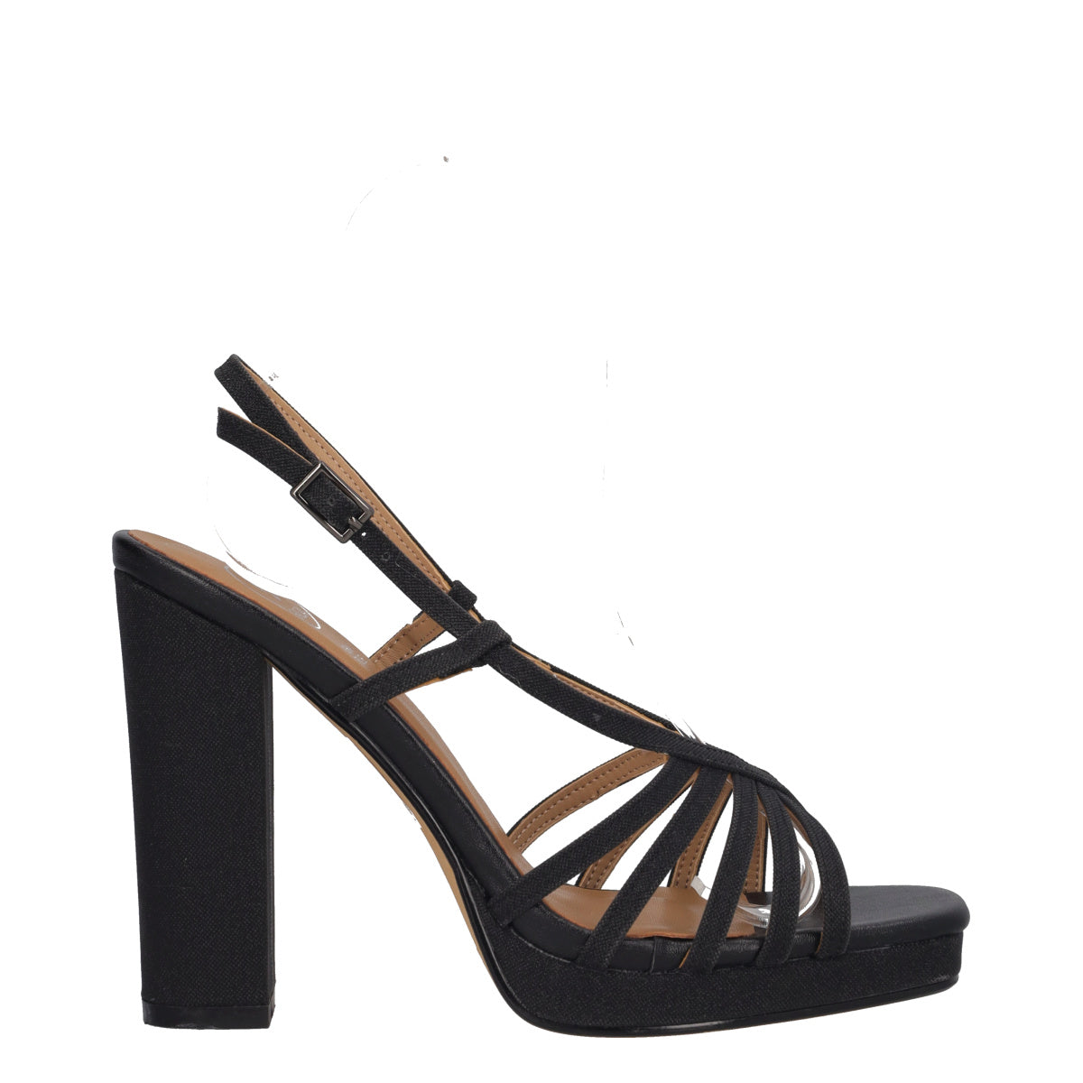 Sandalo con Tacco Donna Nero
