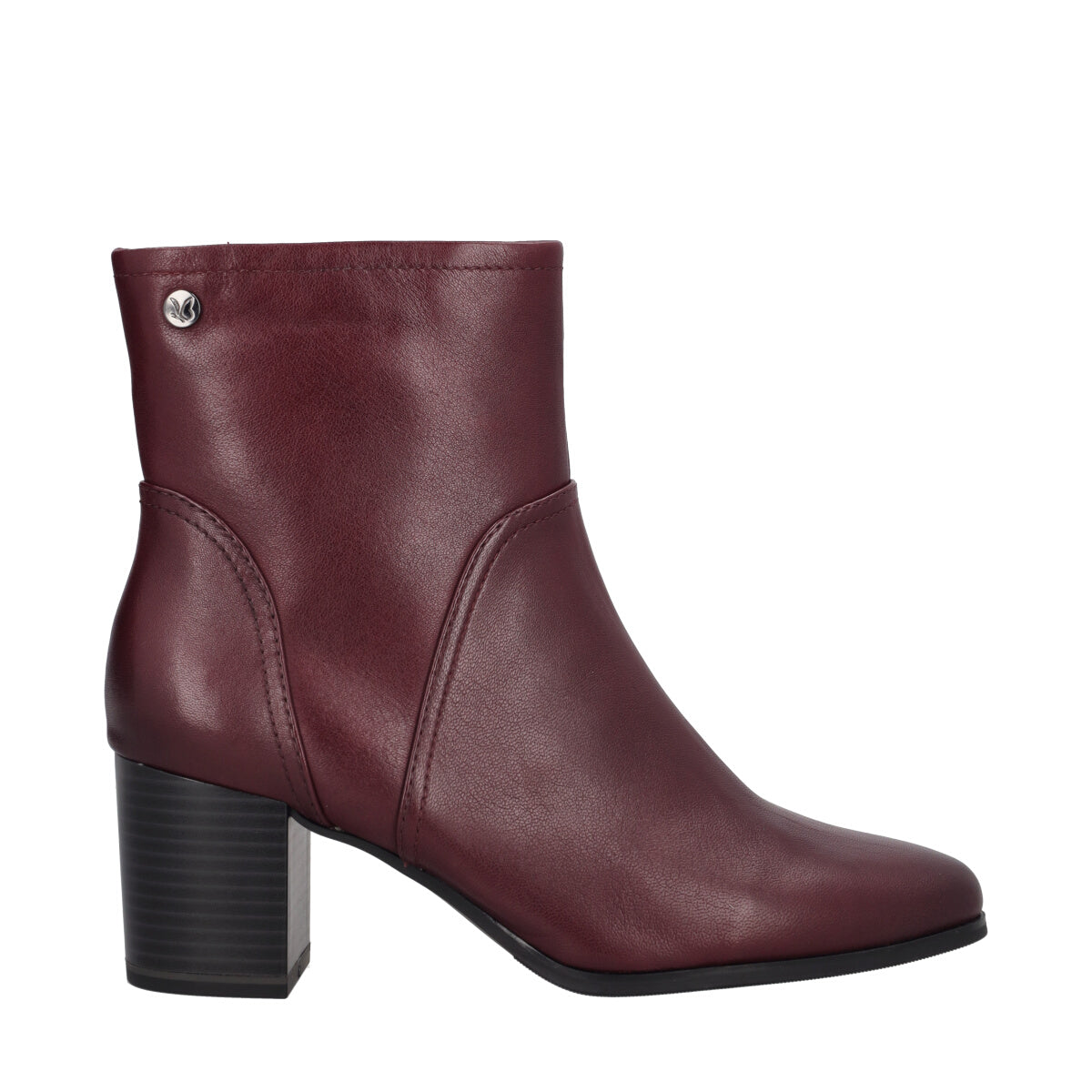 Stivaletti Donna Bordeaux in Pelle