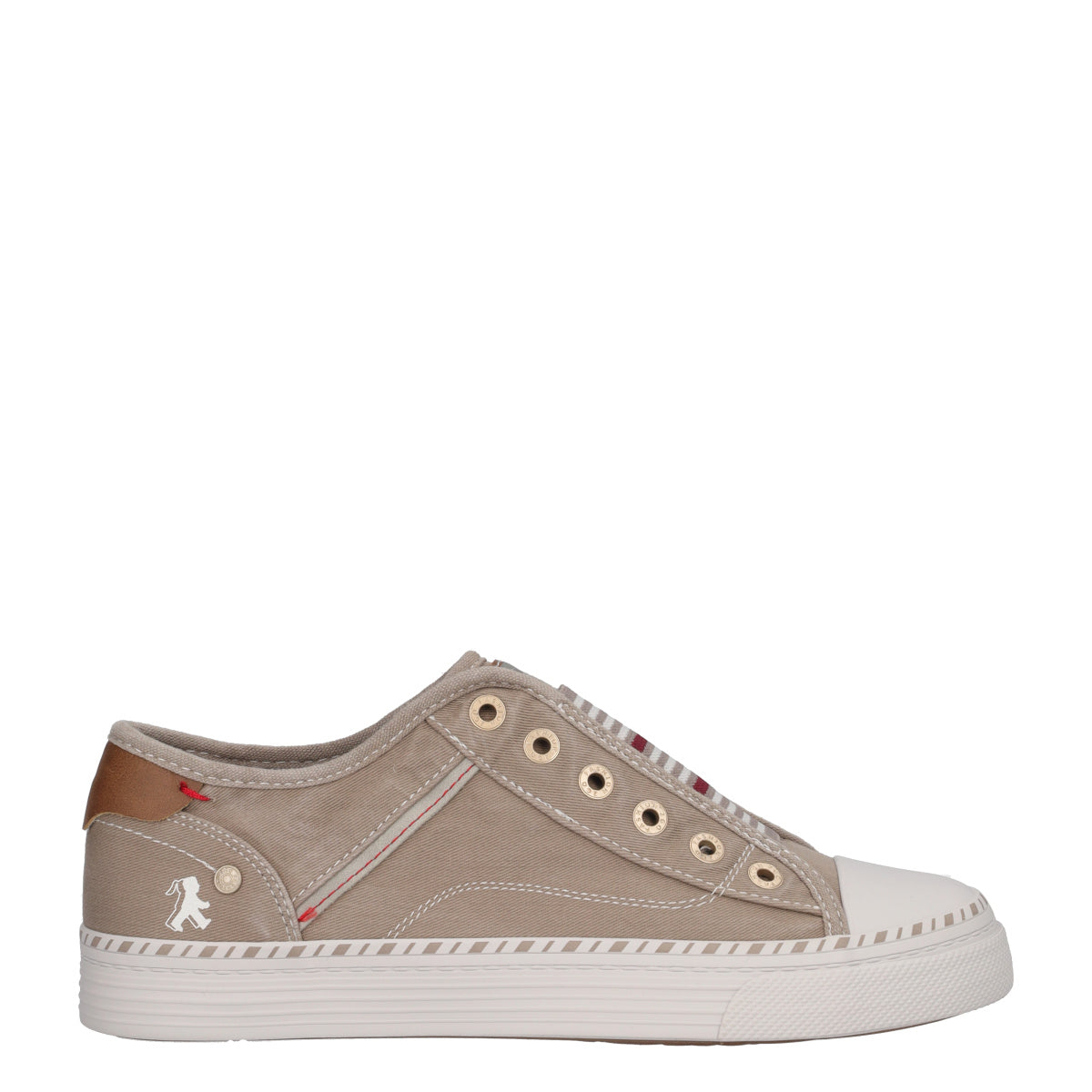 Slip-on Sneakers Donna Beige