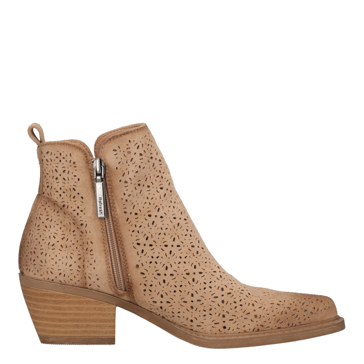 Stivaletti Donna Texani Beige