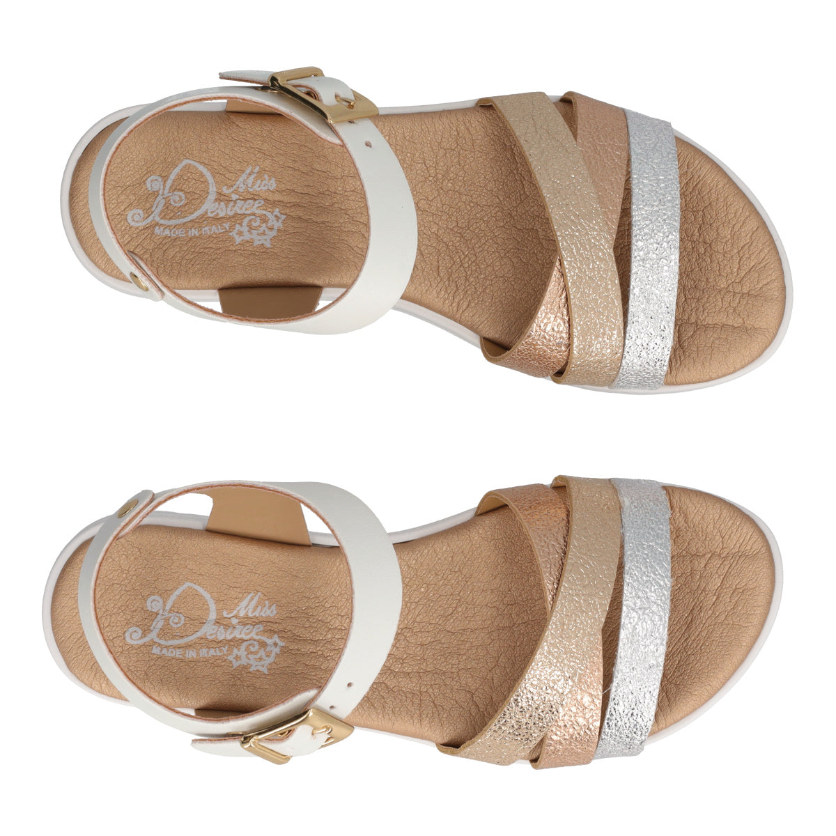 Sandali Bambina Colori Metallizzati